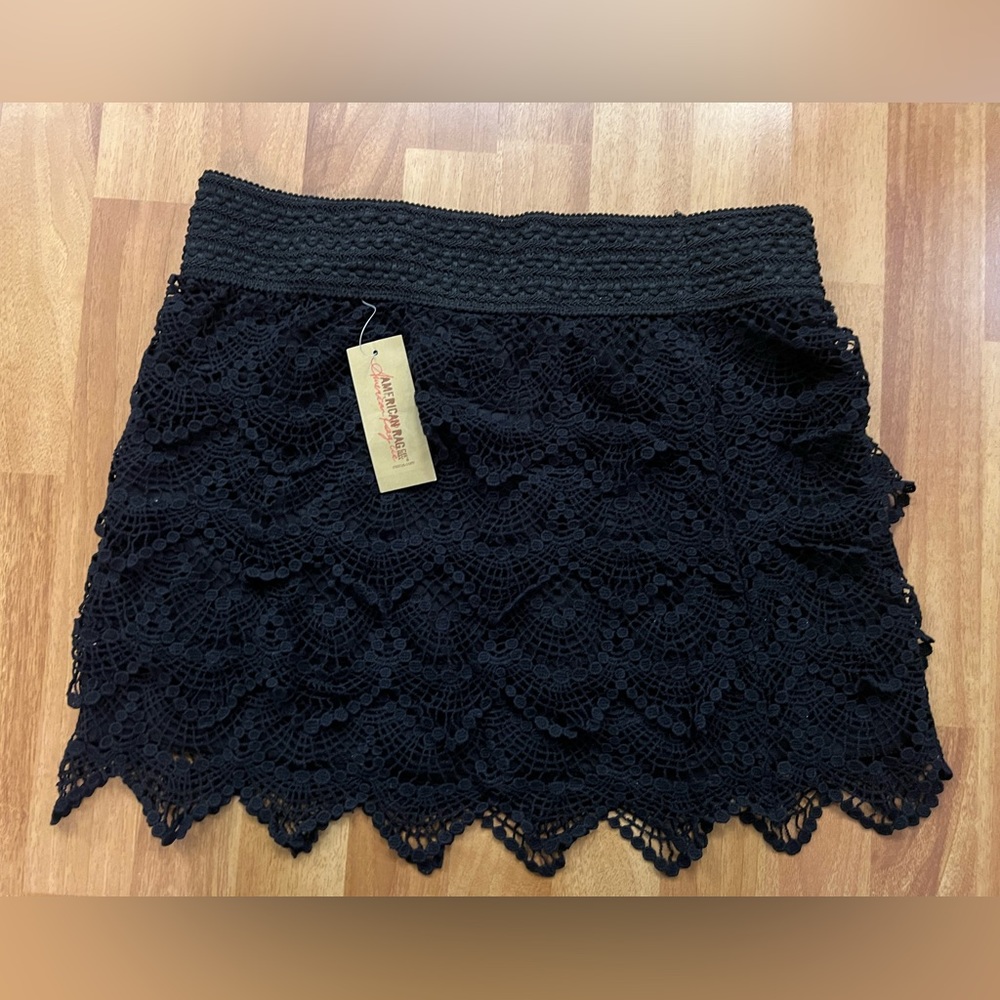 American Rag Skirt Black Lace